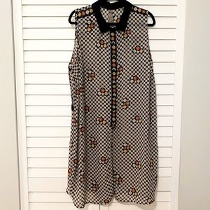 NWOT Pennington’s Chiffon Open Side Top